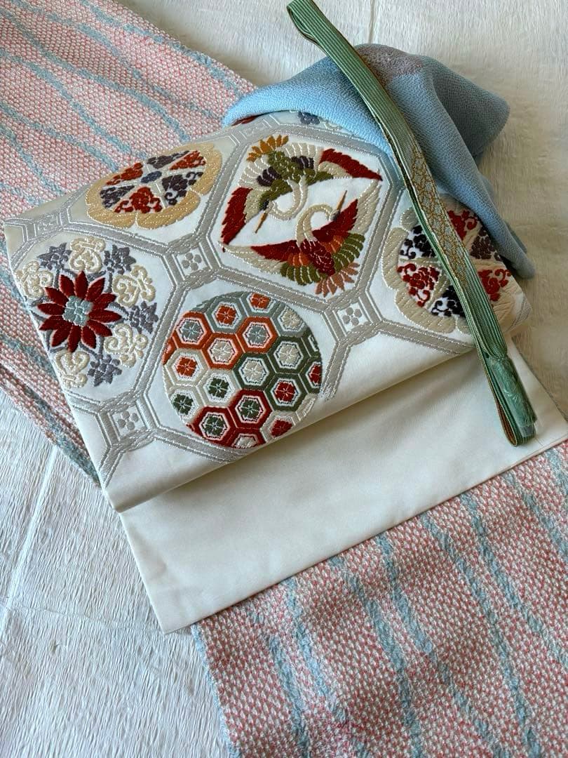 ❤️大人可愛い総絞り正絹小紋　ベビーピンク　もう出会えない逸品　新品畳紙付き