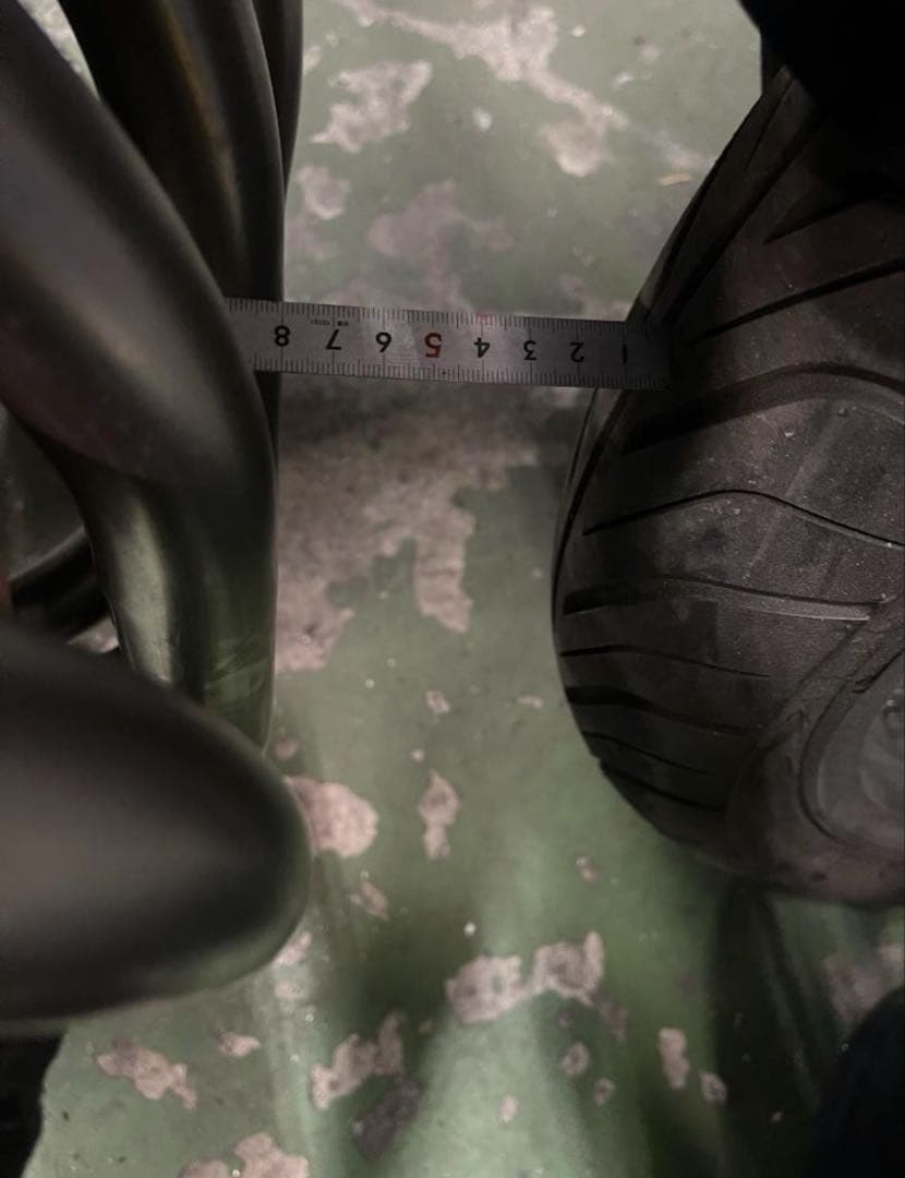 ゼファー400/χ　ショート管 　ZⅠ/Ⅱタイプ　マフラー ブラック+おまけ付き