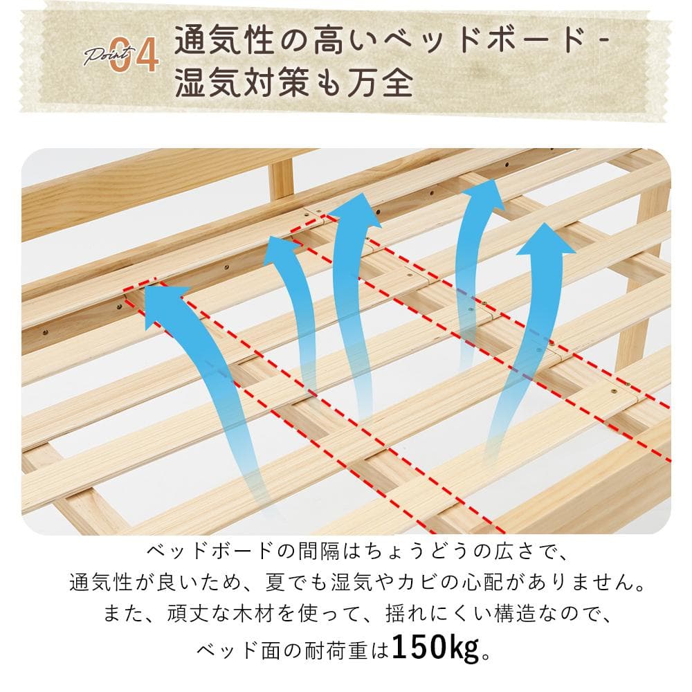 ロフトベッド ロータイプ 天然木 滑り台付 コンセント付 シングル 宮付き 子供