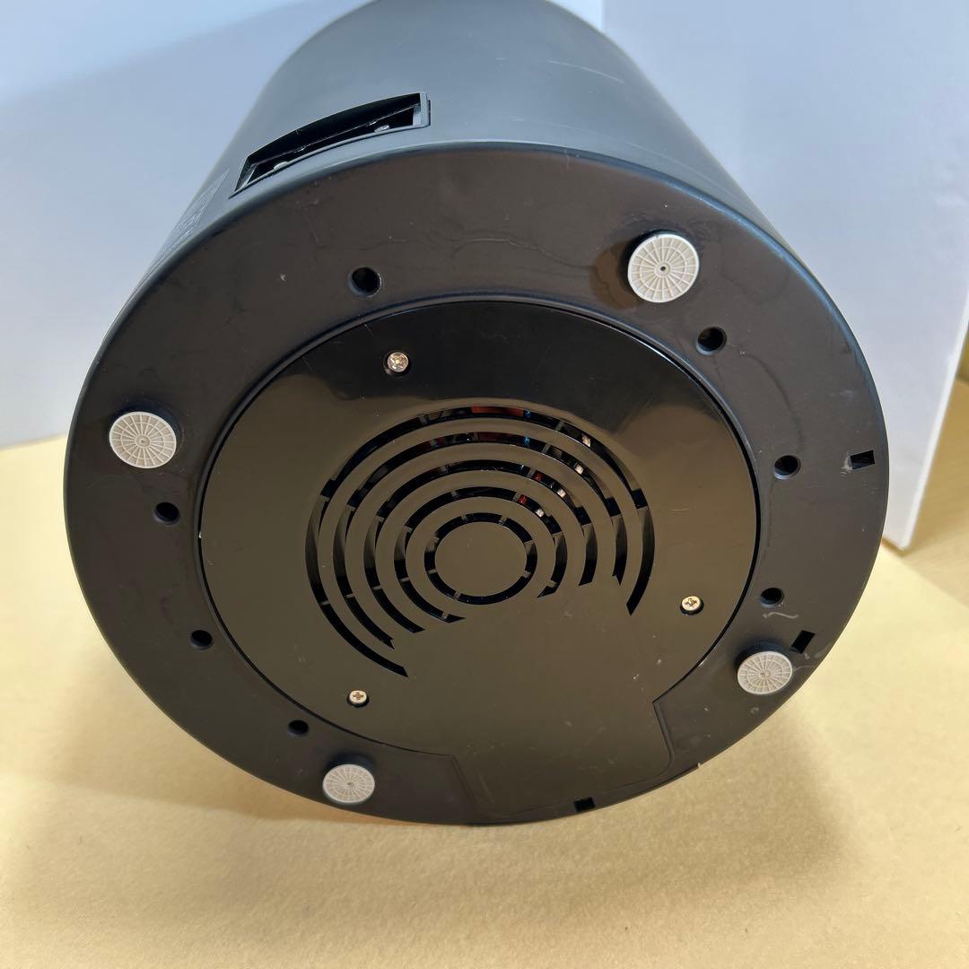 ブラック置き型加湿器 タッチ式操作