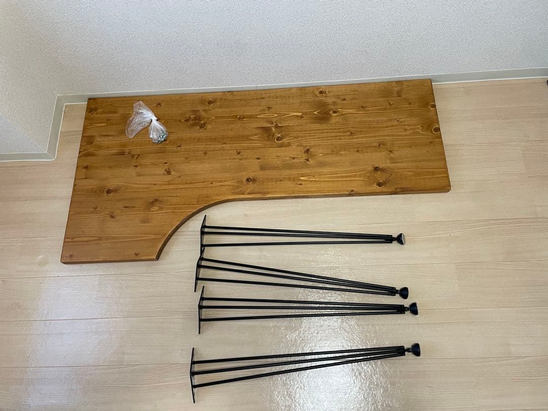 パソコンデスク オフィスデスク 机 L字 おしゃれ LOWYA ミシン台　木製