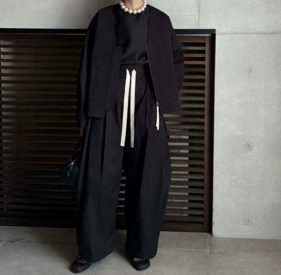 LOHENローヘンDRAWCORD CHINO PANTS 38黒