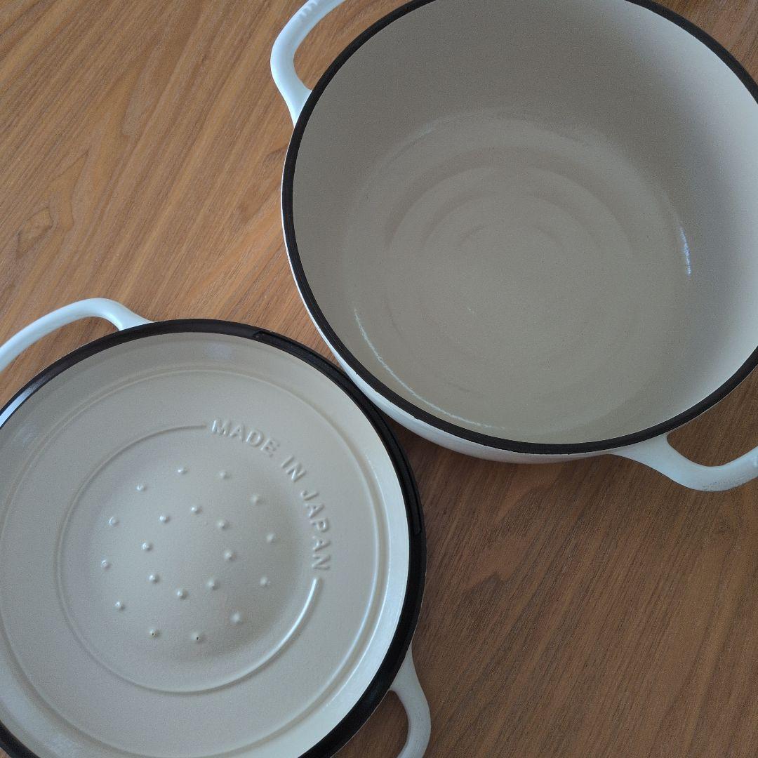 バーミキュラライスポット5合炊き　ホワイト