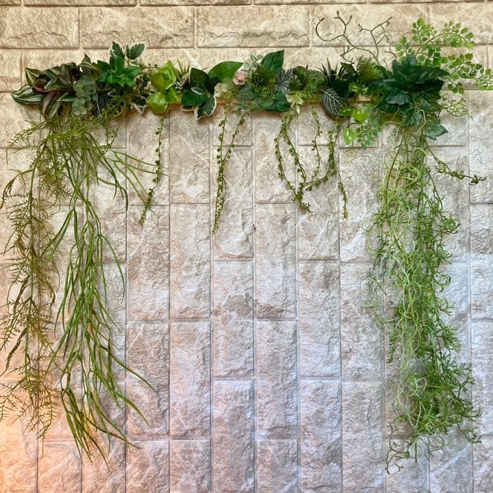 光触媒　人工観葉植物　ウォールグリーン　造花　インテリア　サンプル集6666