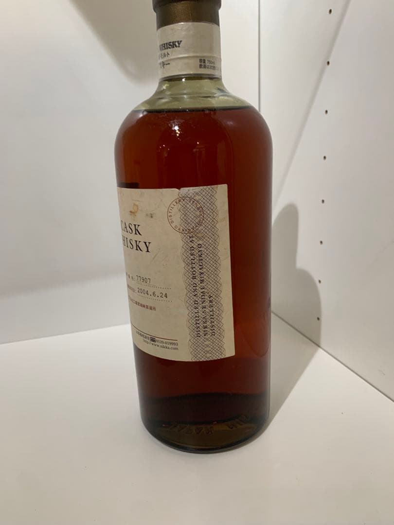 ウイスキー NIKKA SINGLE CASK MALT WHISKY 1986-2004