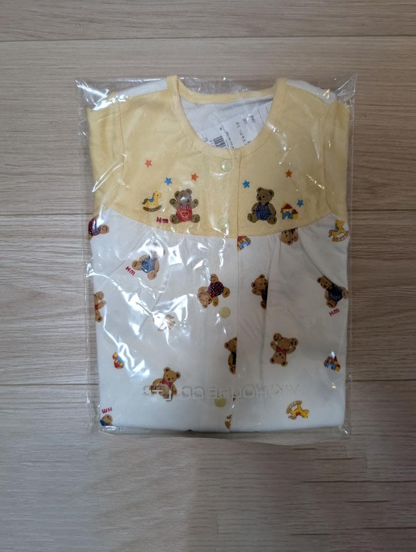 (未開封＆未使用品) ミキハウス ツーウェイオール＆短肌着セット