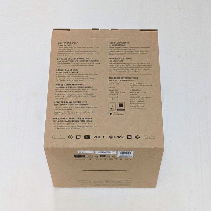 【ほぼ未使用】Eglato Prompter テレプロンプター モニター