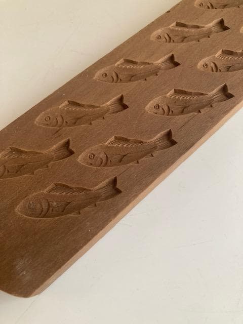 古道具　木型　干菓子　魚　鮎？