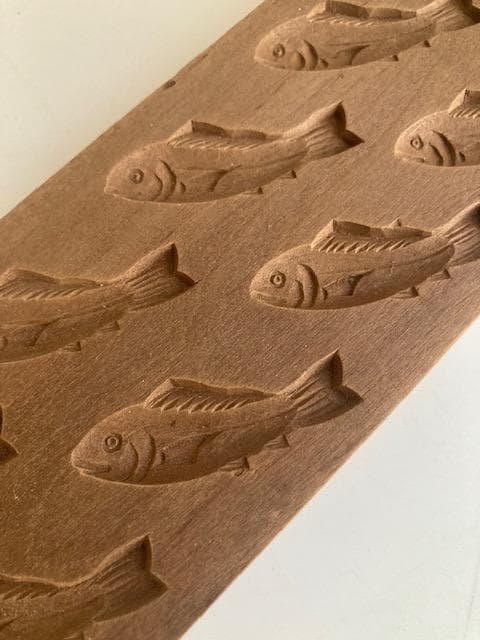 古道具　木型　干菓子　魚　鮎？