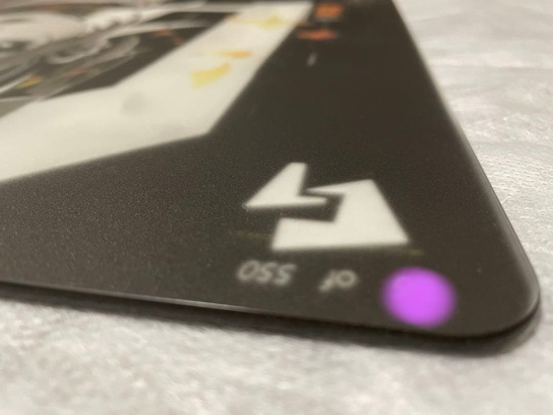 GLSSWRKS Akari Gold ガラスマウスパッド