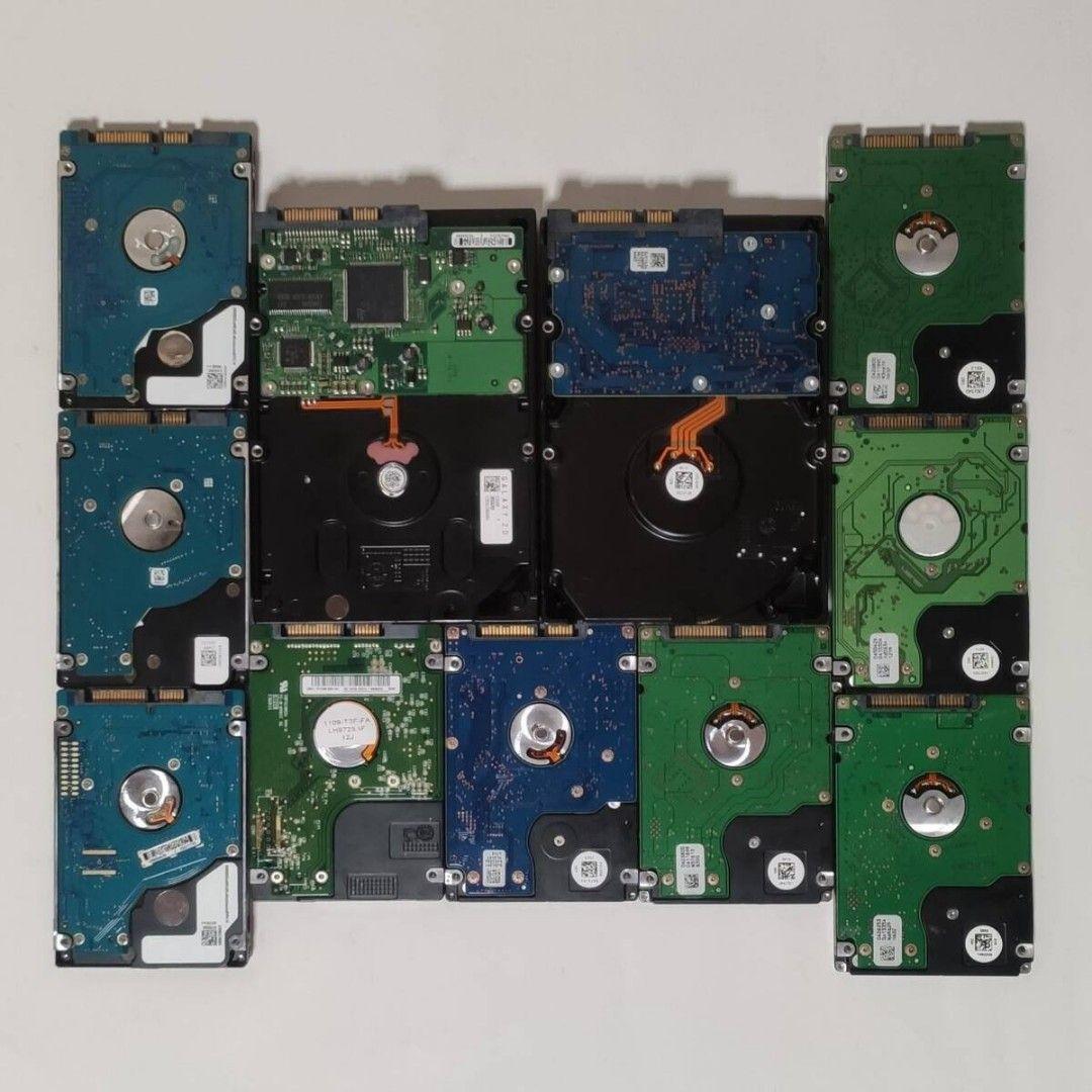 【合計4TB！】(HGST 2TB他) HDD 11台セット SATA 正常品