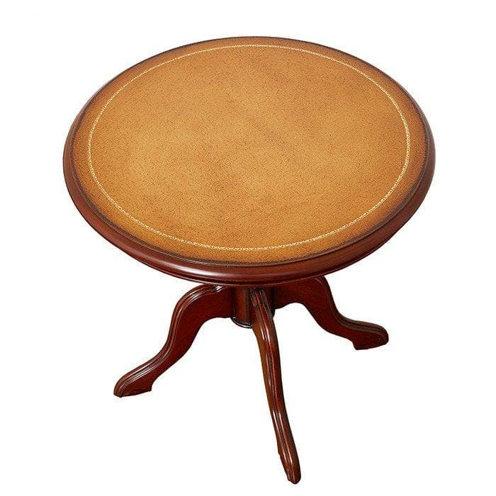 円形テーブル ヨーロピアン 幅60 ブラウン