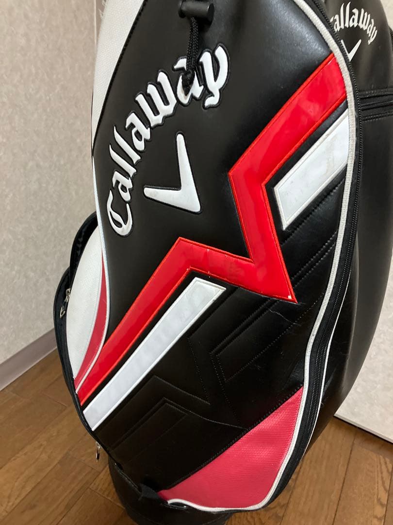 Callaway キャディバッグ 黒/赤/白