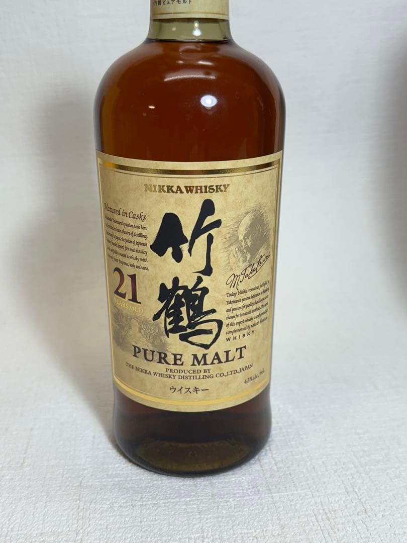 ニッカウイスキー 竹鶴 21年 ピュアモルト 700ml