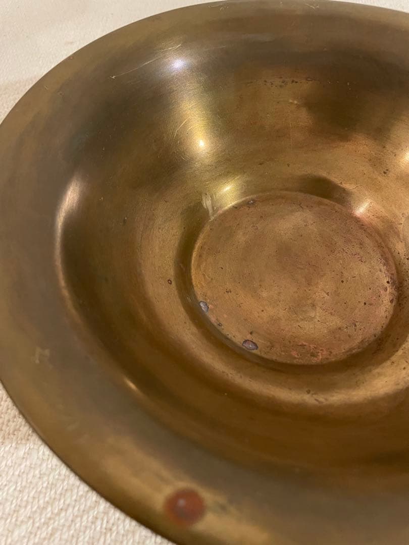 【フランスアンティーク】真鍮ボウル ヴィンテージ足付きボウル ライオン