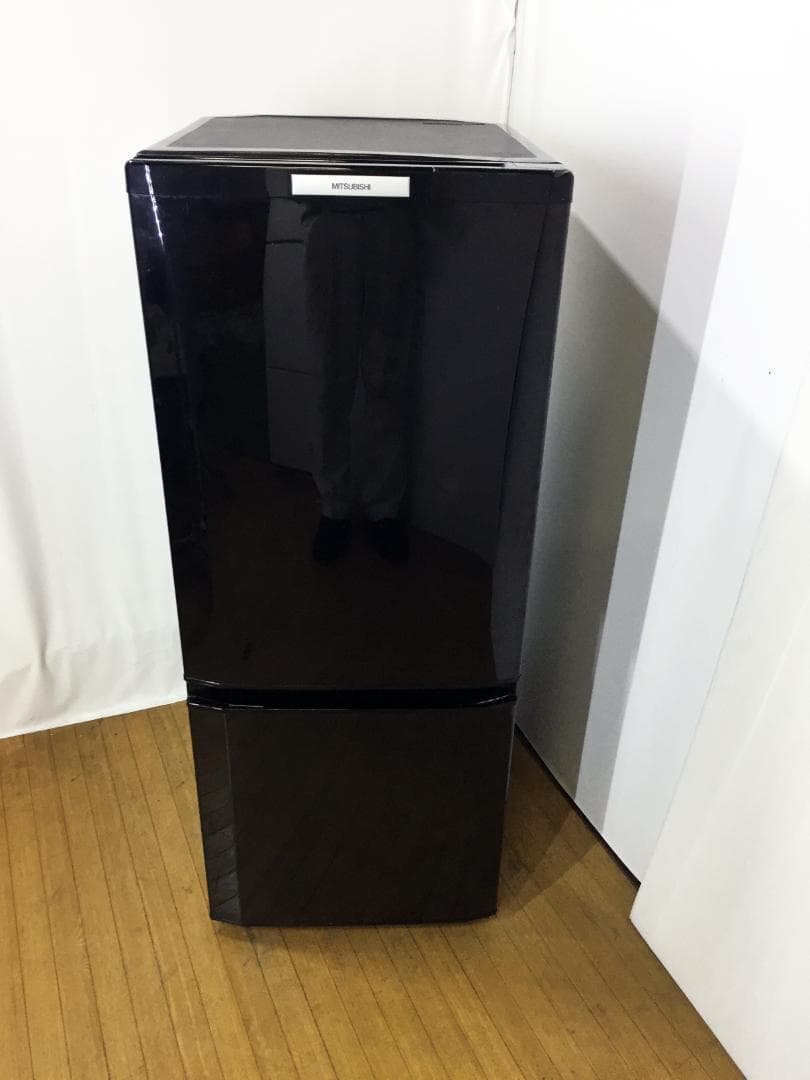 美品 中古★三菱 146L 冷蔵庫【MR-P15S-B】
