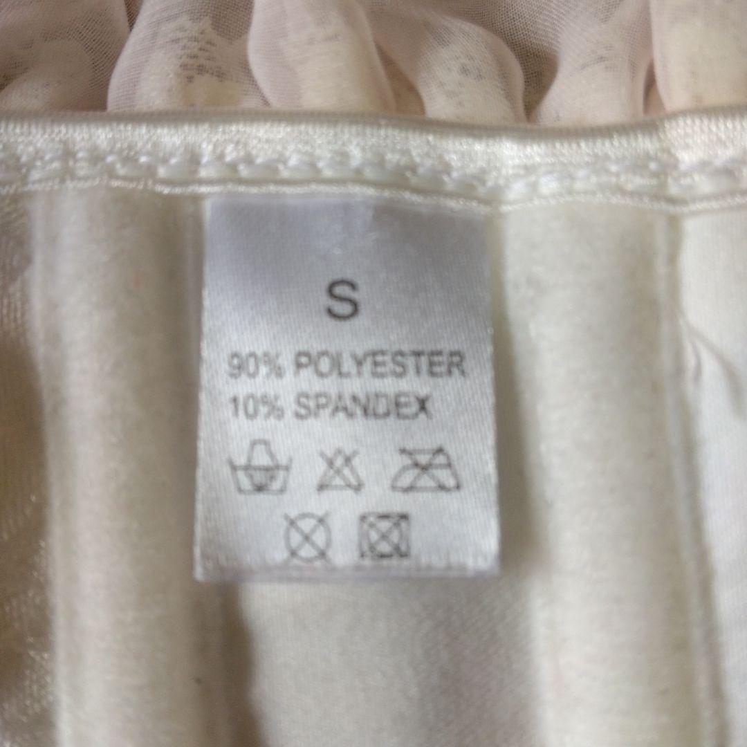 MR corset ホワイト ピンク コルセット S