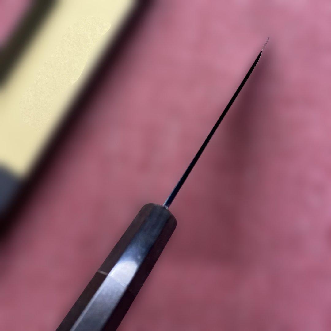 銀三　本焼き　切付型ペティ包丁　150㎜ 5寸