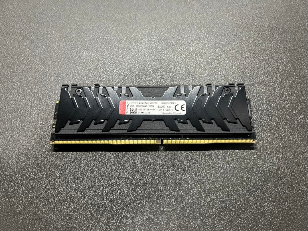 HyperX Predator DDR4 3200 16GB×1枚 本体のみ