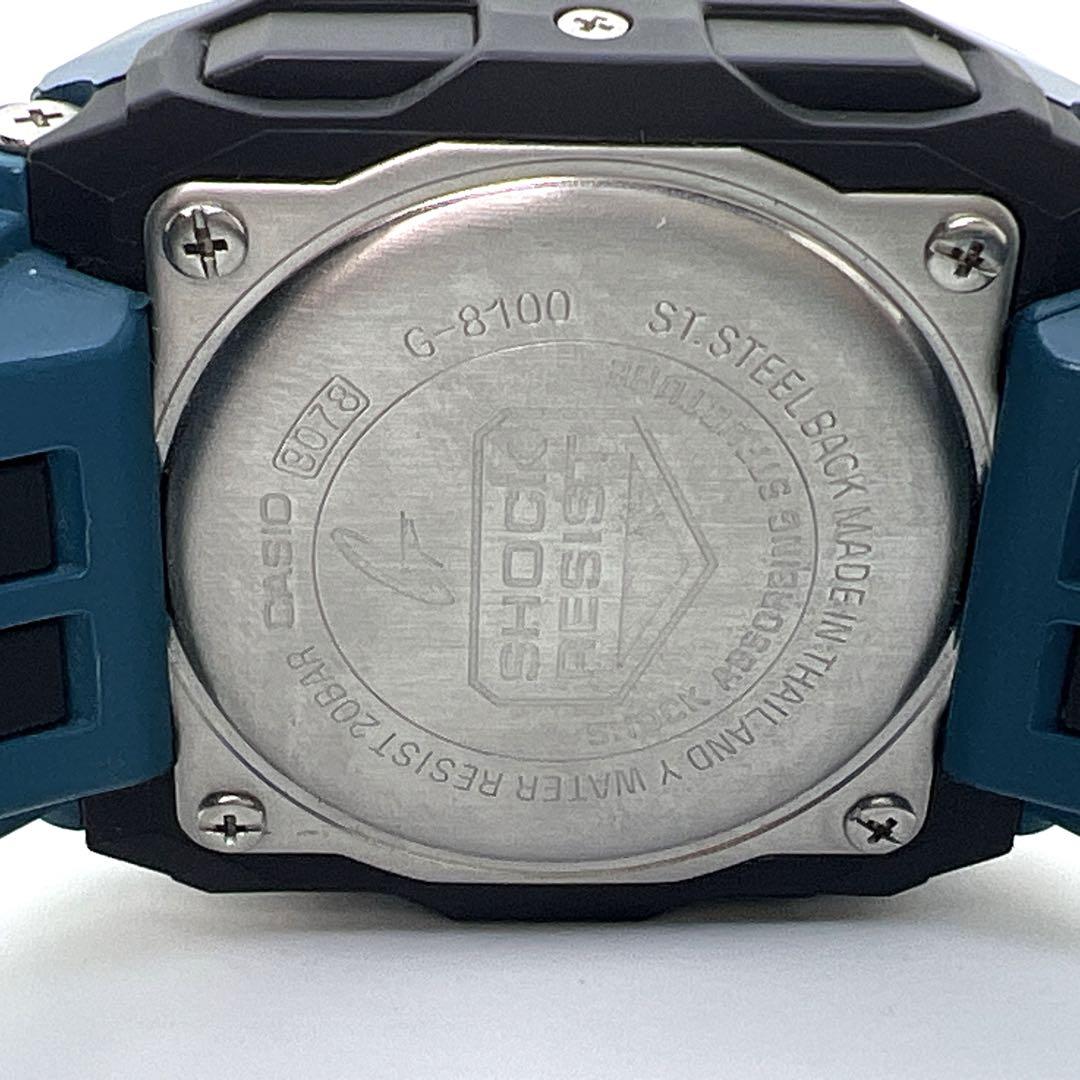 【レア色/廃盤品】CASIO カシオ G-SHOCK G-8100 スクエア 青