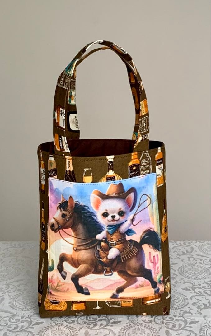 ななちゃん　チワワちゃん　トートバッグ　小物入れ