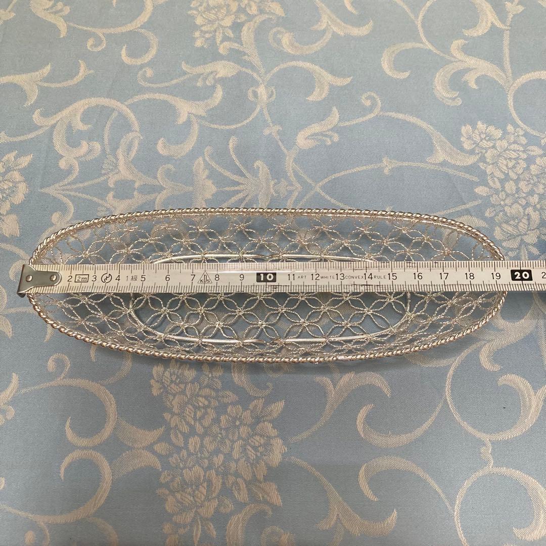 【新品】銀座WAKO 和光 銀細工 おしぼりトレイ おしぼり入れ5個 専用箱付き