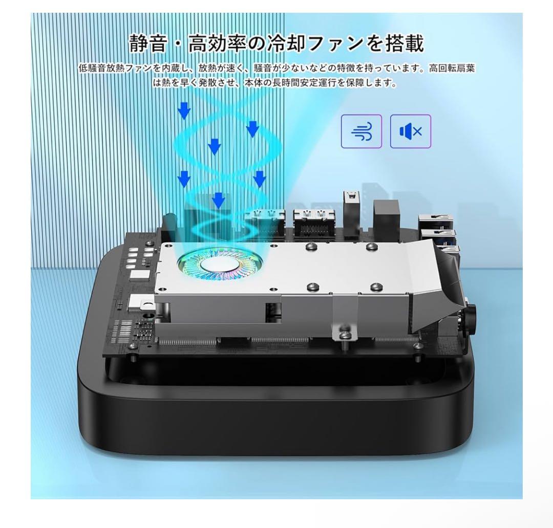 【最新の第12世代 Alder Lake CPU n95 ミニpc+ミニpc】