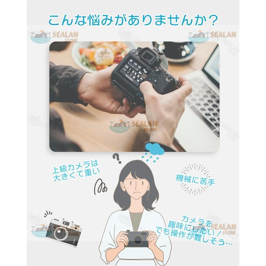 デジタルカメラ 4K 6400万画素 ビデオカメラ 180°回転 手ブレ補正