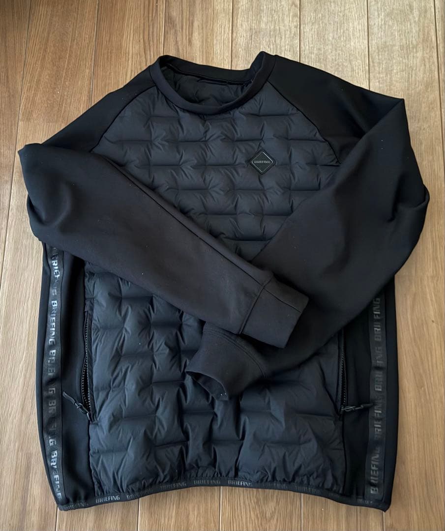 BRIEFING 2025ver.クルーネックハイブリッドダウンジャケット