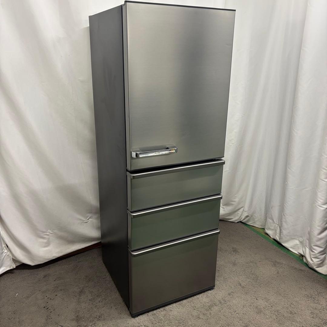 ★155　冷蔵庫　AQUA　300ℓ〜400ℓ　大型　安い　綺麗　右開　設置無料