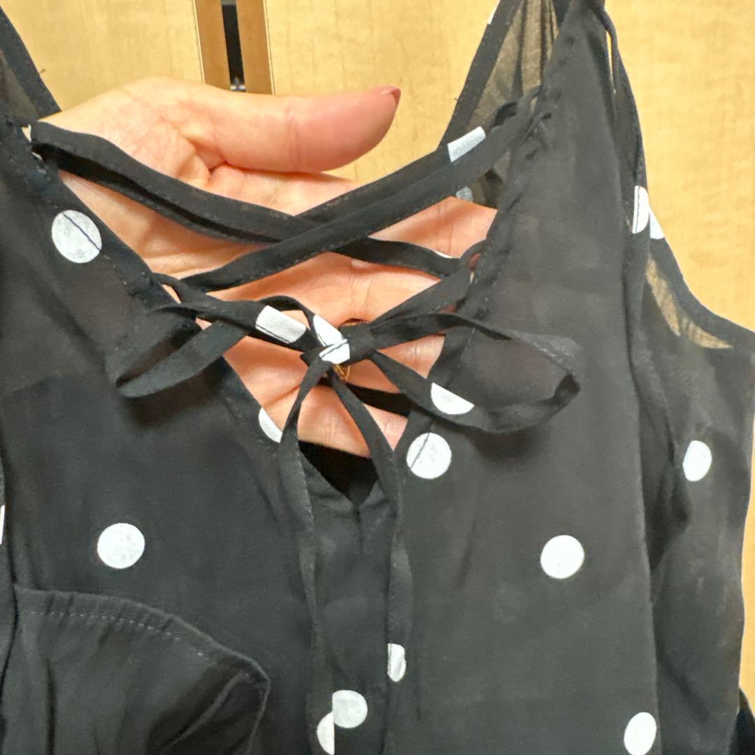 フリルティアードキャミ