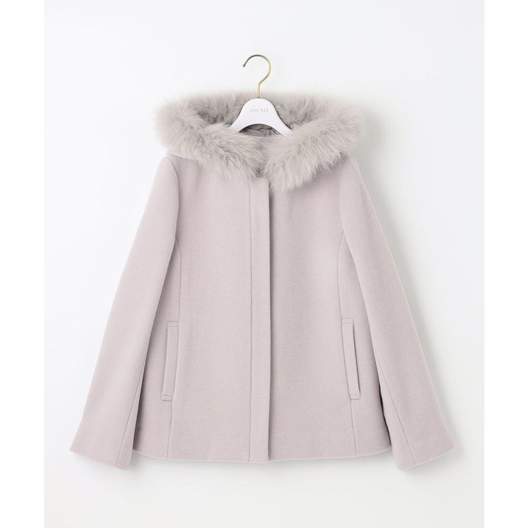 any SIS 新品未使用 2WAYスーペリアファインウールモッサ コート