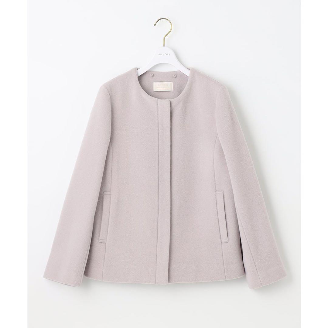 any SIS 新品未使用 2WAYスーペリアファインウールモッサ コート