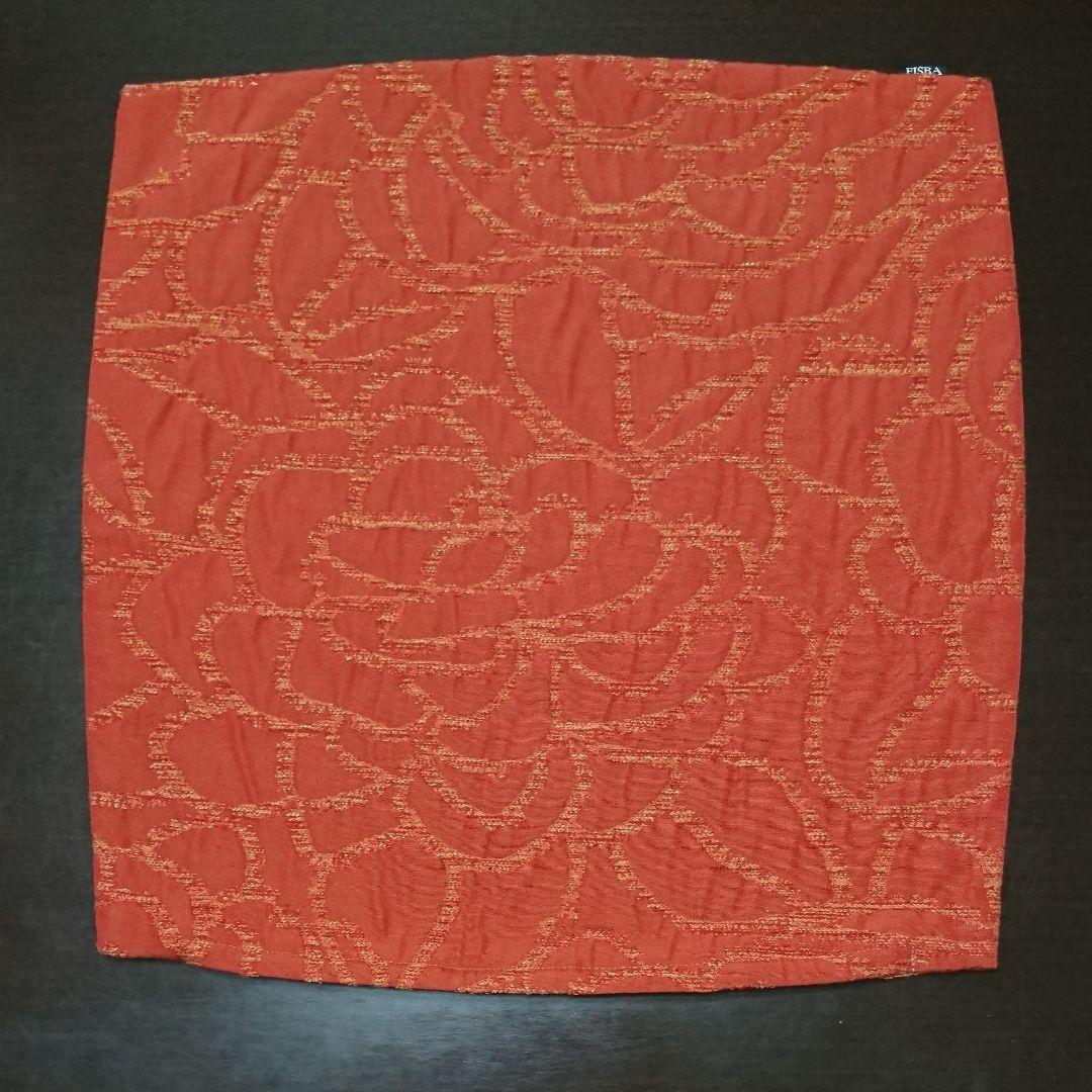 フィスバ（FISBA)クッションカバー　２枚　紅白逸品