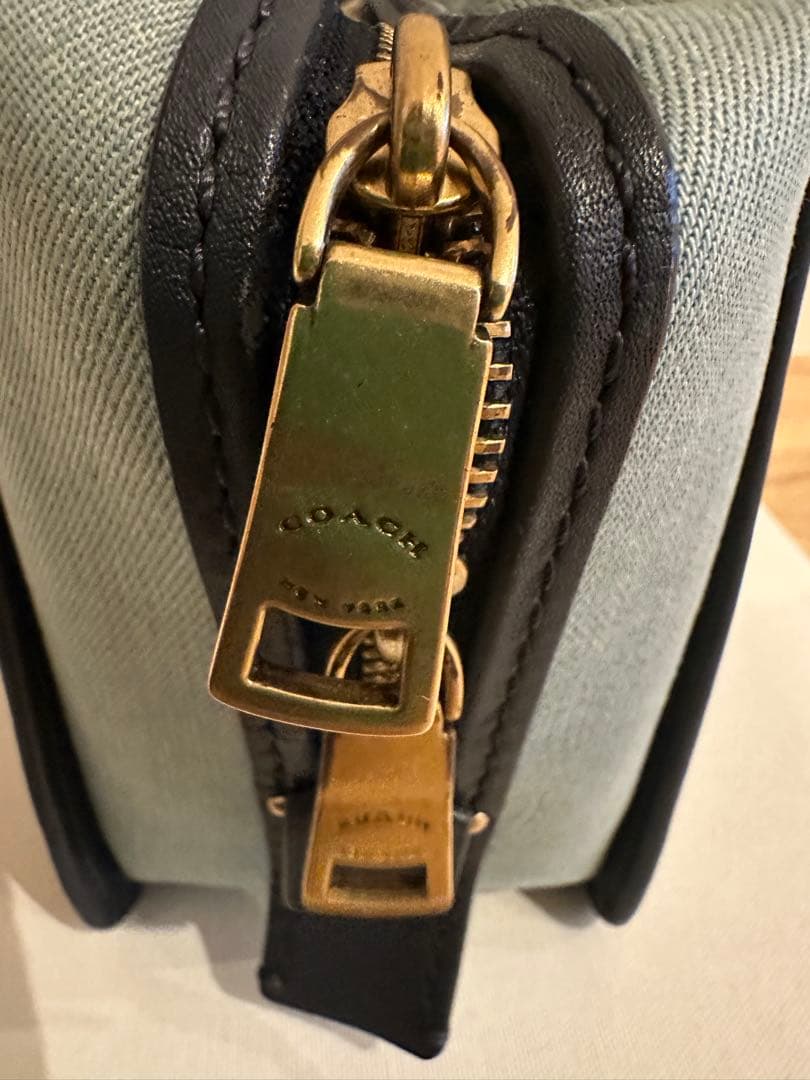 最終価格　美品 COACH　コ－チ　ドリーマ－　デニムショルダーバッグ 2way