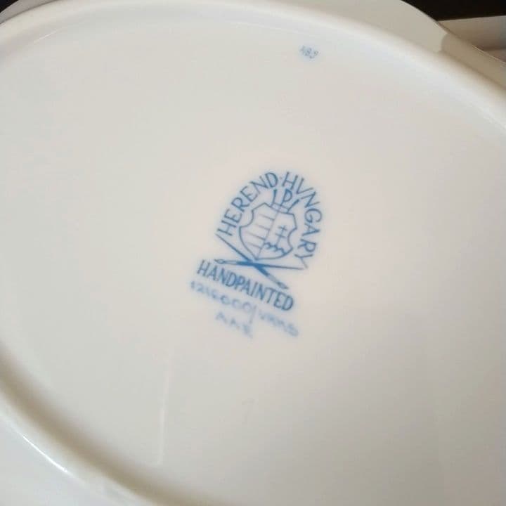 新品未使用　ヘレンド　ウィーンの薔薇　スイートディッシュ　ペアセット