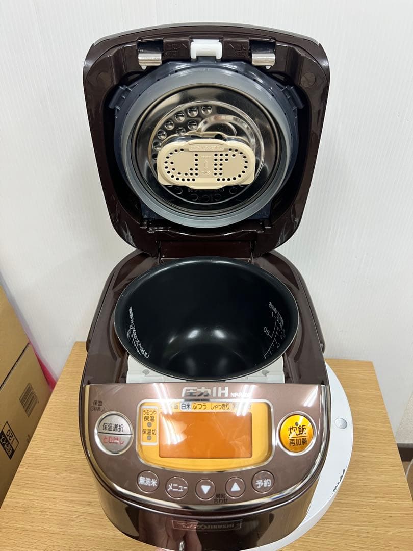 象印 IH炊飯器 NP-RJ05（3合炊き）ブラウン2021年製
