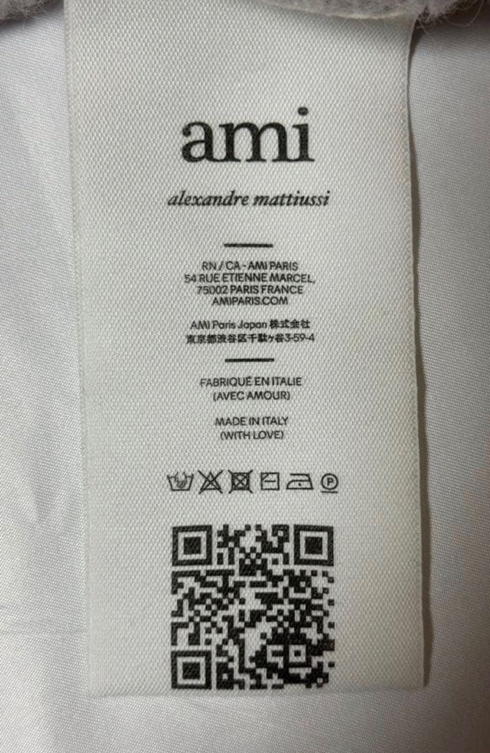 Ami Paris パステルカラー タートルネック セーター