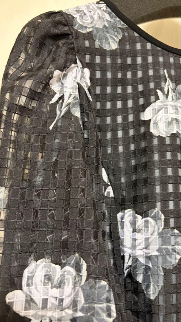 2025エムズグレイシー格子調ワンピース　44