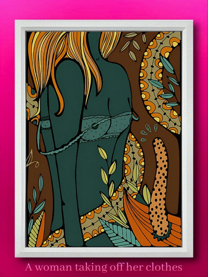 ヘザーブラウン・アート【A4サイズ写真ポスターフレーム付き３点セット】ポスター