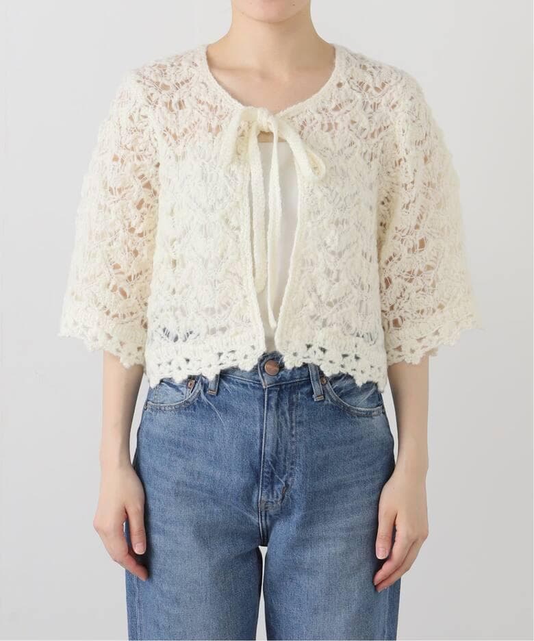 2025AW【未使用・タグ付】スローブイエナ　トゴール スラブレースボレロ