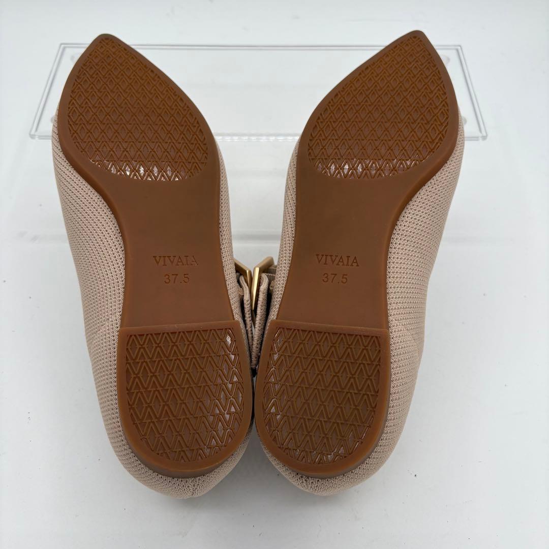 ビバイア 【23.5】マリア　ポインテッドトゥ メリージェーン フラットシューズ