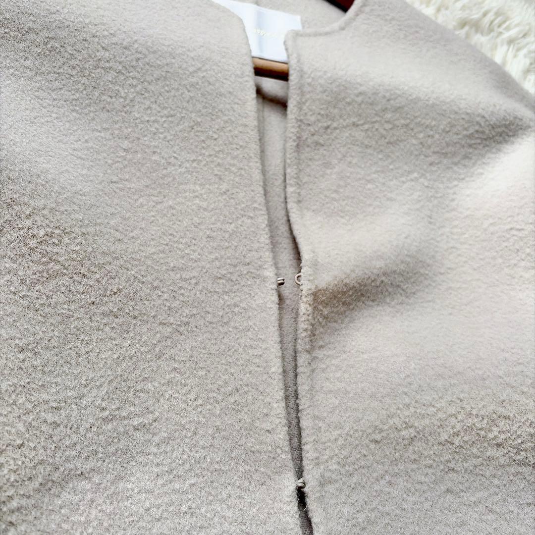 rive droite リヴドロワ　プレミアムウールノーカラーリバーコート