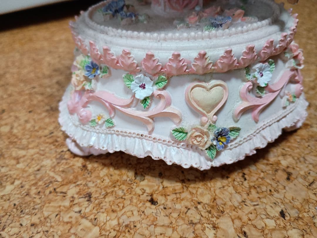 メリーゴーランド型オルゴール ピンク