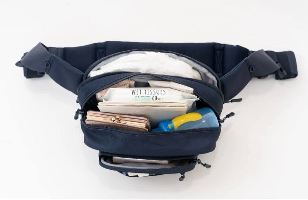 最！最終値下げ　POMULU 2wayヒップシート　ナチュラルアイボリー