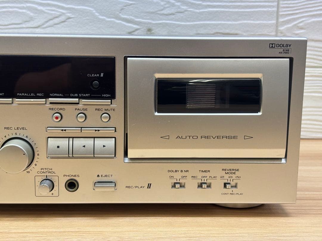 TEAC カセットデッキ ダブルオートリバース シルバー W-890R S