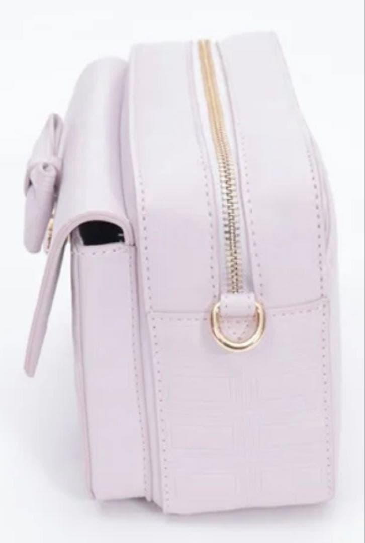 axes femme Chalmiereチョコレートショルダーバッグ（ピンク）