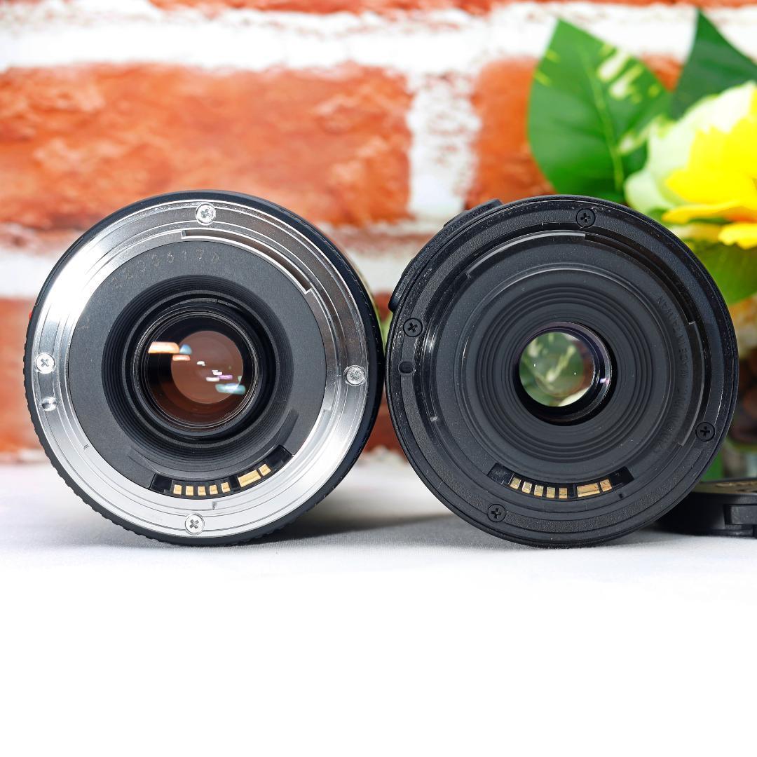 超望遠レンズ付き✨Wi-Fi画像転送✨Canon Kiss X8i✨ダブルレンズ