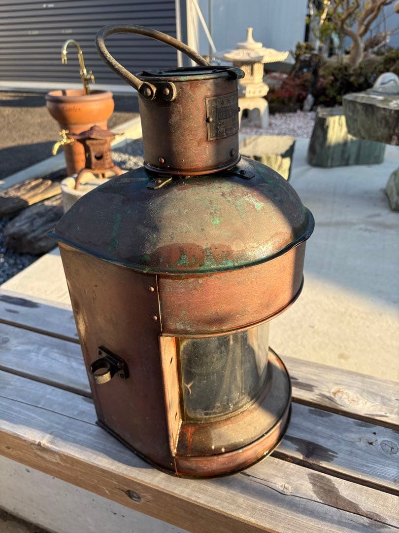 船燈ランプ　アンティーク　ランタン
