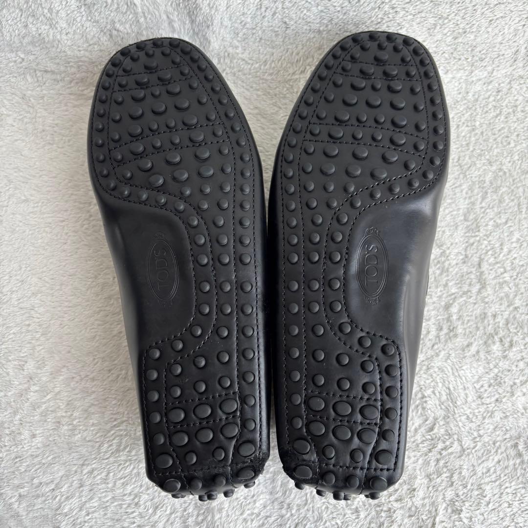 ✨️未使用級 TOD'S トッズ ドライビングシューズ 26.5㎝ レザー 黒